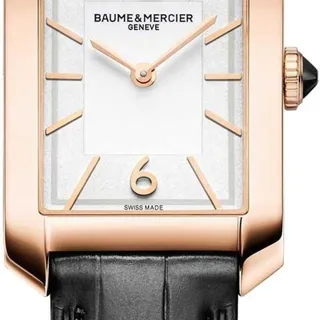 Baume & Mercier Hampton M0A10752 22mm Red gold White