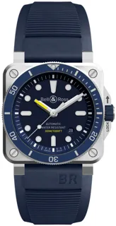 Bell & Ross BR 03-92 Diver BR0392-D-BU-ST/SRB 42mm Stainless steel Blue