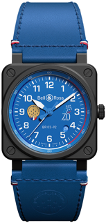 Bell & Ross BR039 BR0392-PAF7-CE/SCA Ceramic Blue