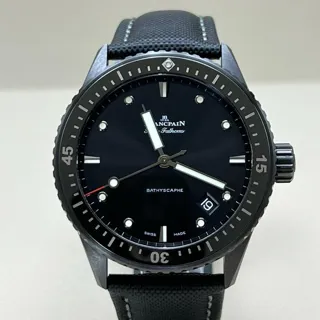 Blancpain Fifty Fathoms 5000-0130-B52A 43mm Ceramic Black