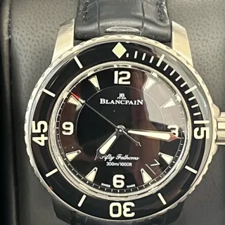 Blancpain Fifty Fathoms 5015-12B30-B52A 45mm Titanium Black