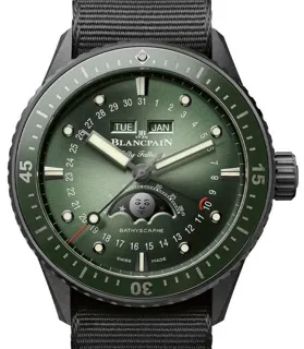 Blancpain Fifty Fathoms Bathyscaphe 5054 0153 B52A 43.6mm Ceramic Green