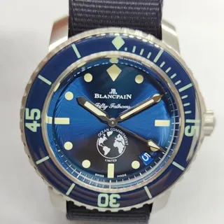 Blancpain Fifty Fathoms 5008-11B40 40mm Ceramic Blue