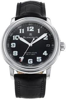 Blancpain Léman 2100-1130B Stainless steel Black