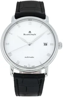 Blancpain Villeret 6223-1127-55b 38mm Steel White