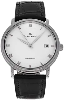 Blancpain Villeret 6223-1127-55b 38mm Steel White