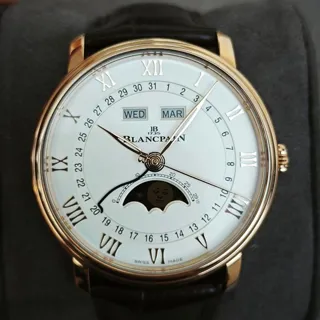 Blancpain Villeret 6654-3642-55B 40mm Red gold White