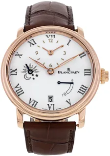 Blancpain Villeret 6661-3631-55b 42mm Red gold White