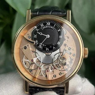 Breguet Tradition 7057br/g9/9w6 40mm Rose gold Black and Gray