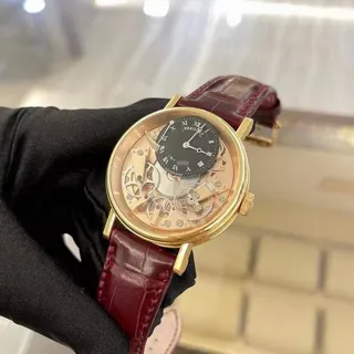 Breguet Tradition 7057br/r9/9w6 40mm Rose gold Black and Golden