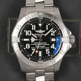 Breitling Avenger A17330 44mm Stainless steel Black