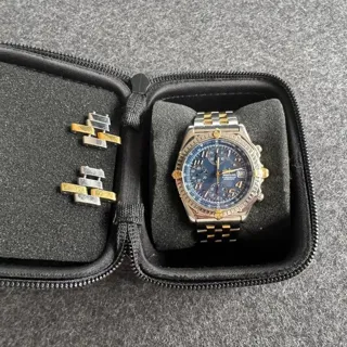 Breitling Chronomat B13050.1 39mm Gold/Steel Blue