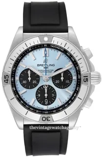 Breitling Chronomat PB0134101C1S1 42mm Platinum and Stainless steel Blue