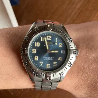 Breitling Colt A17035 38mm Steel Blue