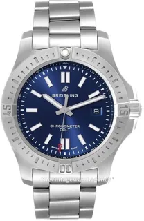 Breitling Colt A17388101C1A1 44mm Stainless steel Blue