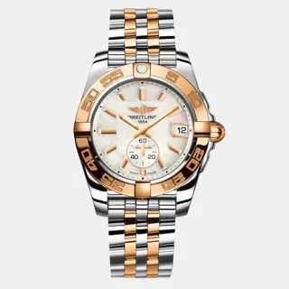 Breitling Galactic C37330121A1C1 36mm Rose gold and Stainless steel White