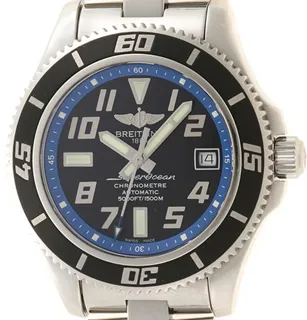 Breitling Superocean A1736402.BA30 42mm Stainless steel Black