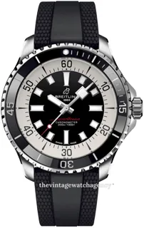 Breitling Superocean A17376211B1S1 44mm Stainless steel Black