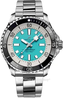 Breitling Superocean A17376211L2A1 44mm Stainless steel Turquoise