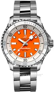 Breitling Superocean A17377211O1A1 36mm Stainless steel Orange