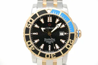 Carl F. Bucherer Patravi ScubaTec 10632.24.33.01 45mm Stainless Steel$18k Rose Gold Black