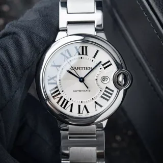 Cartier Ballon Bleu 42mm Steel Silver