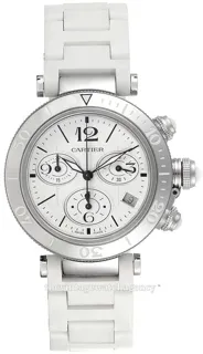 Cartier Pasha Seatimer W3140005 37mm Steel Silver