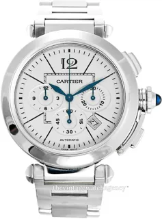 Cartier Pasha W31085M7 42mm Steel Silver