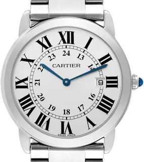 Cartier Ronde de Cartier W6701005 Stainless steel Silvered opaline