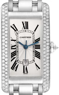 Cartier Tank Américaine WB702651 White gold Silver