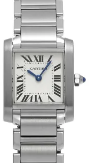 Cartier Tank Française W51008Q3 25mm Stainless steel White