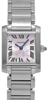 Cartier Tank Française W51031Q3 20mm Steel Pink