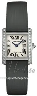 Cartier Tank Française we100231 18k white gold Silver