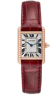 Cartier Tank Louis WJTA0010 Rose gold Silver