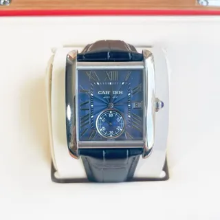 Cartier Tank MC WSTA0010 44mm Stainless steel Blue