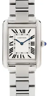 Cartier Tank W5200013 31mm Steel Silver