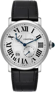 Cartier Rotonde W1556202 White gold Silver