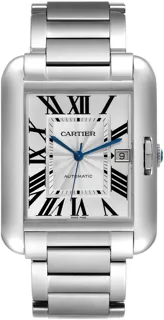 Cartier Tank Anglaise w5310008 Stainless steel Silver