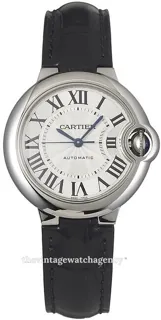 Cartier Ballon Blue W6920085 Stainless steel White