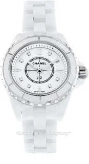 Chanel J12 H2570 White ceramic White