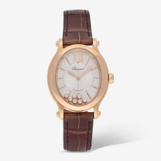 Chopard Happy Sport 275362-5001 31.5mm Rose gold Silver