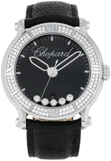 Chopard Happy Sport 288525-3006 42mm Steel Black Diamond