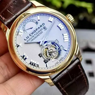 Chopard L.U.C 161929-5001 43mm Rose gold Silver