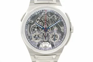 Czapek & Cie Antarctique Rattrapante Ice Blue 17333 Stainless steel Skeleton