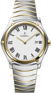 Ebel Classic 1216653 37mm brushed/polished steel White