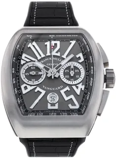 Franck Muller Vanguard V 45 CC DT AC BR TT 44mm Steel Grey