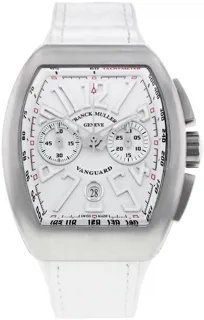 Franck Muller Vanguard V 45 CC DT AC BR BC 44mm Steel White