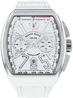 Franck Muller Vanguard V 45 CC DT AC BC 44mm Steel White