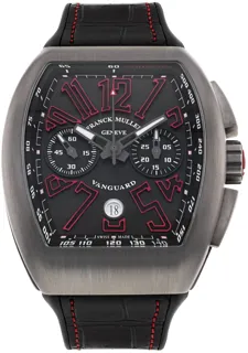 Franck Muller Vanguard V 45 CC DT TT BR ER 44mm Steel Black