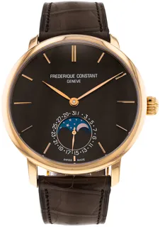 Frédérique Constant Slimline FC-705X4S9 Rose gold Brown